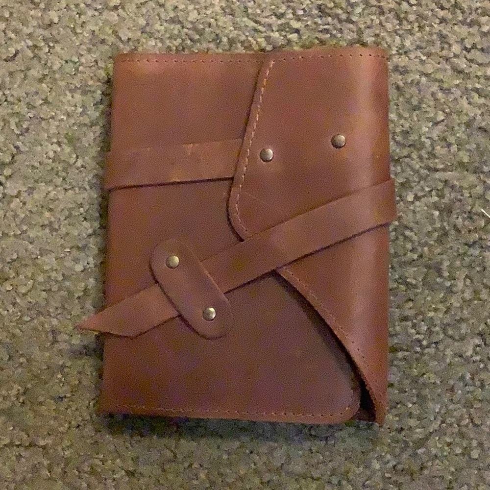 Leather journal cover A6